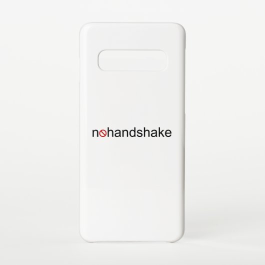 Geen handdruk samsung galaxy hoesje (Achterkant)