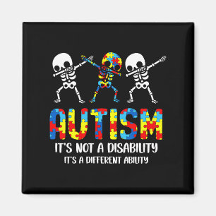 Geen handicap, het is een ander vermogen dan autis magneet