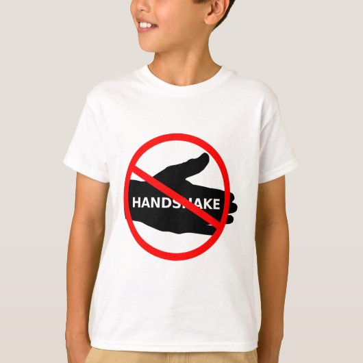 GEEN HANDSHAKE T-SHIRT (Voorkant)