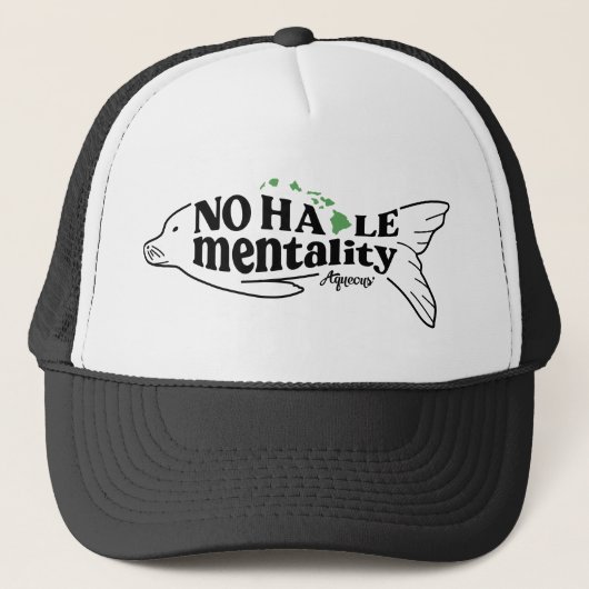 Geen Haole Mentality Trucker Pet (Voorkant)