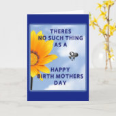 Geen Happy Birth Moederdag Kaart (Gele Bloem)