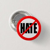 "GEEN HATE" RONDE BUTTON 3,2 CM (Voorkant /achterkant)