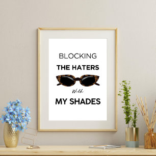 Geen haters poster