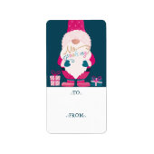 Geen heldere kerstkerstkerstkoepel naar en van etiket (Voorkant)