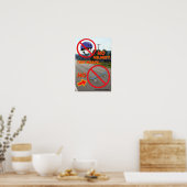 Geen helm Geen Skateboard Poster 3 (Keuken)