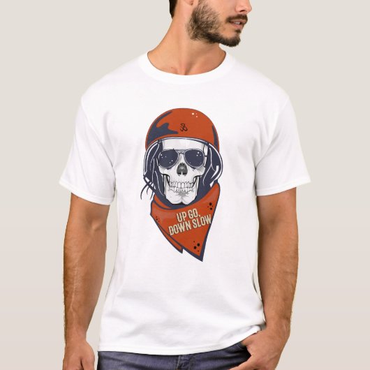 Geen helmen Geen rit T-shirt (Voorkant)