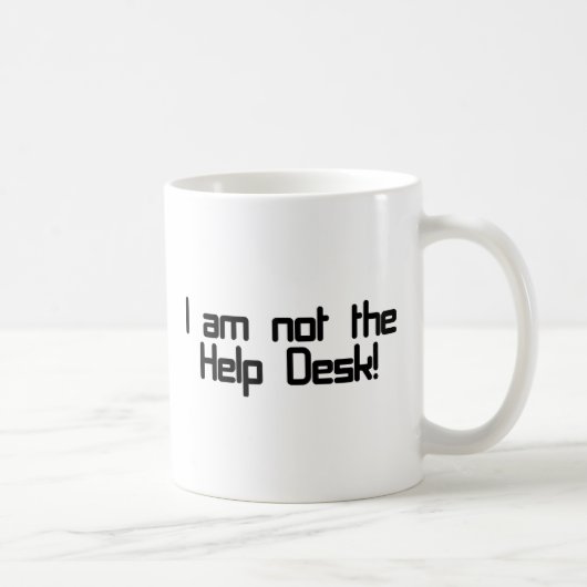Geen helpdesk koffiemok (Rechts)