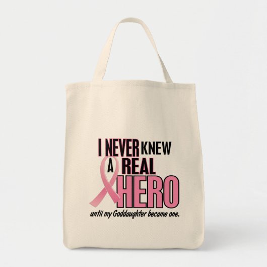 Geen Hero GODDAUGHTER (borstkanker) kennen Tote Bag (Voorkant)