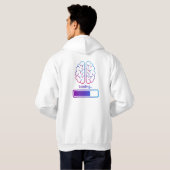 Geen hersens, geen pijn hoodie (Achterkant volledig)