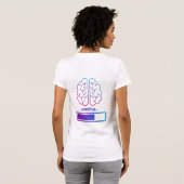 Geen hersens, geen pijn t-shirt (Achterkant volledig)