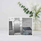 Geen hertoelating alleen afsluiten briefkaart (Staand voorkant)