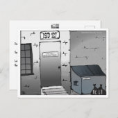 Geen hertoelating alleen afsluiten briefkaart (Voorkant / Achterkant)