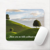 Geen heuvels zonder Valleys Muismat (Met muis)