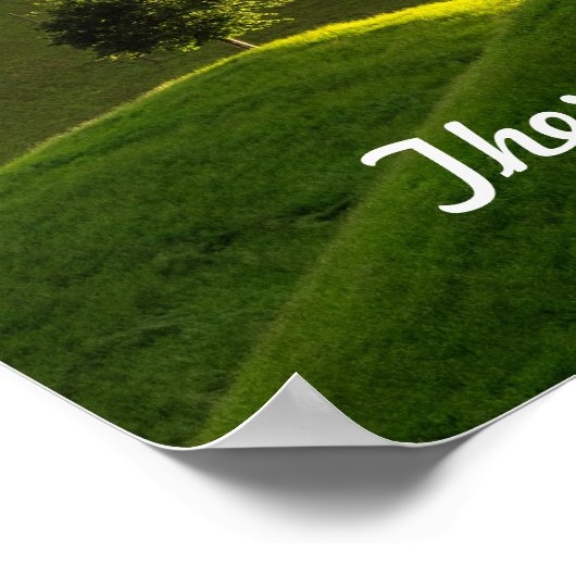 Geen heuvels zonder Valleys Poster (Hoek)