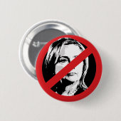 GEEN HILLARY RONDE BUTTON 5,7 CM (Voorkant /achterkant)