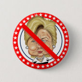 Geen Hillary Ronde Button 5,7 Cm (Voorkant)