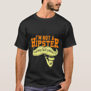 Geen hipster snor pijp roker hippies vrij Sp T-shirt