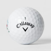 Geen Ho-Ho-Ho Callaway Warbird golfballen 3 pk (Logo)