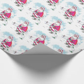 Geen Ho-Ho-Ho glanzend inpakpapier (Hoek)