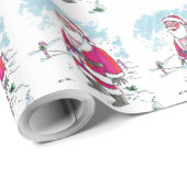 Geen Ho-Ho-Ho-Ho matte inpakpapier (Rol Hoek)