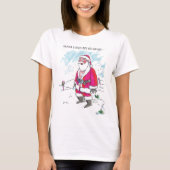 Geen Ho-Ho-Ho-Ho tekst vrouwen wit T-shirt (Voorkant)