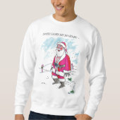 Geen Ho-Ho-Ho-Ho Wsms mannen wit sweatshirt (Voorkant)