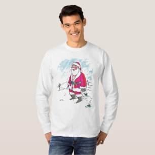 Geen Ho-Ho-Ho-mannen wit shirt met lange mouwen
