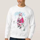 Geen Ho-Ho-Ho mannen wit sweatshirt (Voorkant)