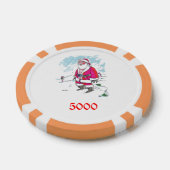 Geen Ho Ho Ho sinaasappel 5000 gestreepte pokerchi Poker Chips (Enkel)