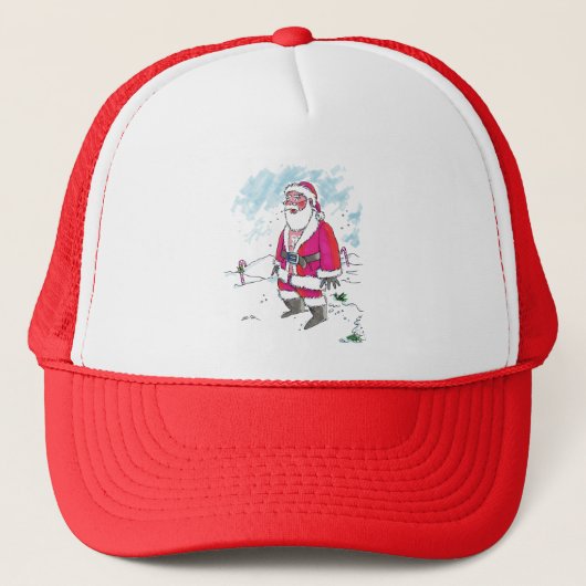 Geen Ho-Ho-Ho trucker hoed Trucker Pet (Voorkant)