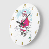 Geen Ho Ho Ho wandklok (Hoek)