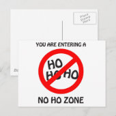 geen ho zone briefkaart (Voorkant / Achterkant)