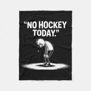 Geen hockey vandaag _3 fleece deken