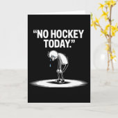 Geen hockey vandaag _3 kaart (Gele Bloem)