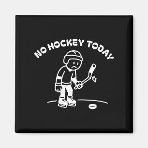 Geen Hockey Vandaag Grappig Voor Een IJshockeyspel Magneet