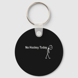 Geen hockey vandaag, grappige sportfan, ijsbaan ru sleutelhanger