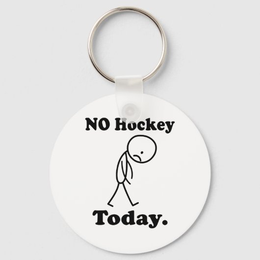 Geen hockey vandaag sleutelhanger (Voorkant)