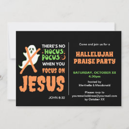 GEEN HOCUS POCUS Christelijke Halloween Kaart