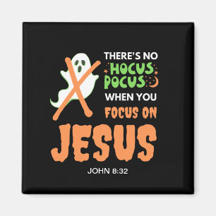 GEEN HOCUS POCUS Christelijke Halloween Magneet
