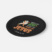 GEEN HOCUS POCUS Christelijke Halloween Papieren Bordje (Gekanteld)