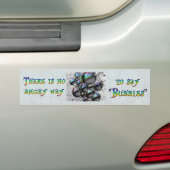 Geen hoekige bubbels bumpersticker (Op auto)