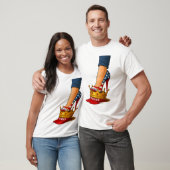 Geen hoge hakken van koningen op kroon t-shirt (Unisex)