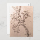 Geen hogere resolutie beschikbaar. Leonardo_lilies Briefkaart (Voorkant / Achterkant)
