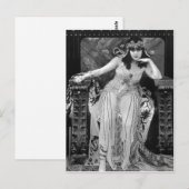 Geen hogere resolutie beschikbaar. Theda-bara-cleo Briefkaart (Voorkant / Achterkant)