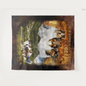 Geen homepage met collies, herdering, landenstijl wandkleed (Voorkant (horizontaal))