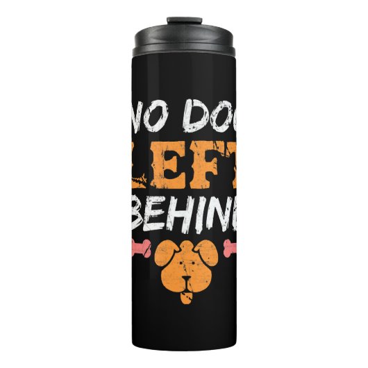 Geen hond achter gered Dierenvriend van honden hui Thermosbeker (Voorkant)