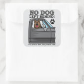 Geen hond achtergelaten, GSD sticker (Tas)