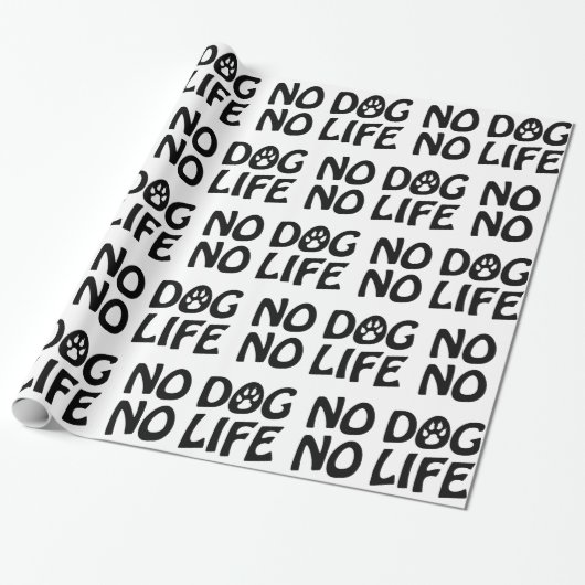 GEEN HOND GEEN LEVEN CADEAUPAPIER (Uitgerold)