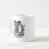 Geen hond persoon 02 koffiemok (Voorkant links)