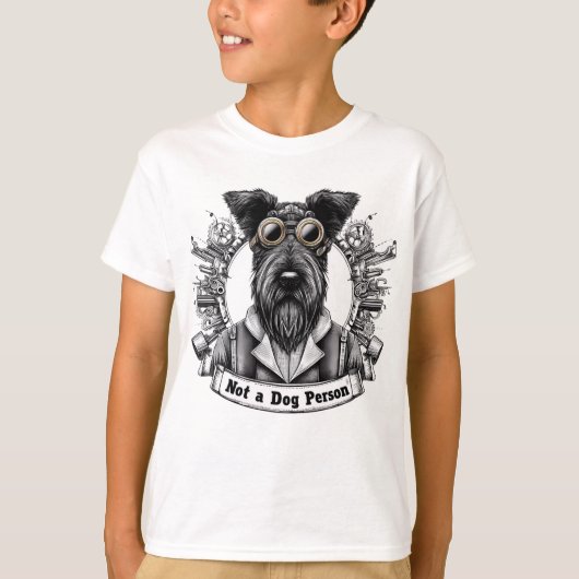 Geen hond persoon 02 t-shirt (Voorkant)